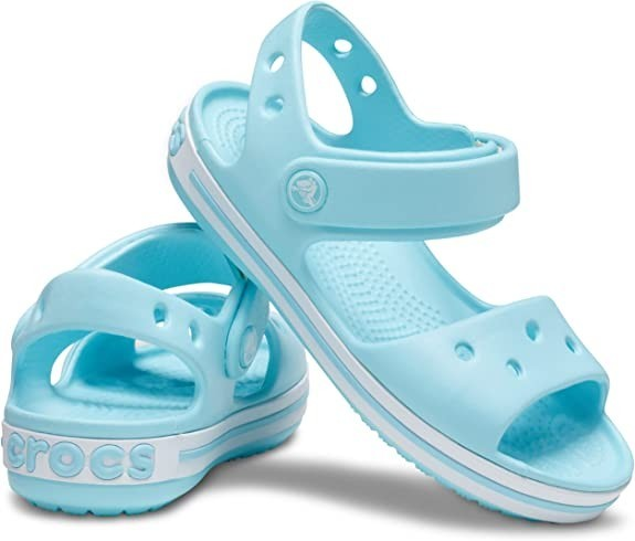 Сандалії дитячі для дівчинки Crocs Crocband Sandal Ice р. 28-29 Блакитний (8904)