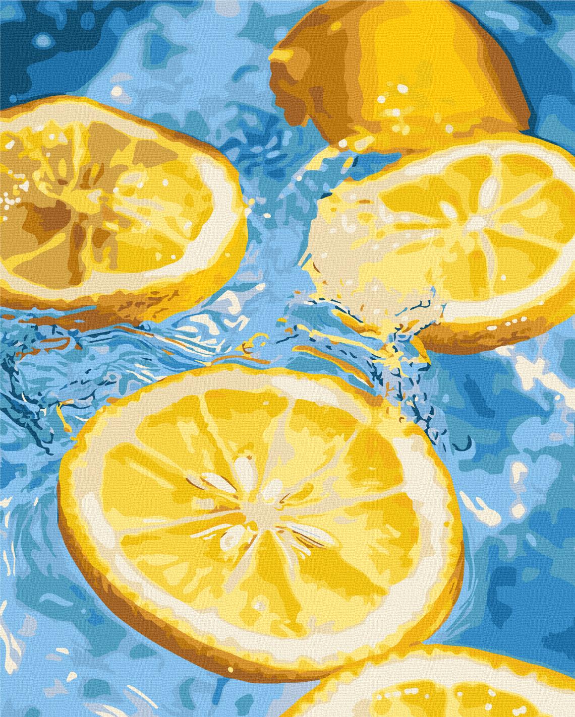 Картина по номерам Brushme Освежающий лимон 40x50 см (BS54307) Картина по номерам Brushme Освежающий лимон 40x50 см (BS54307)