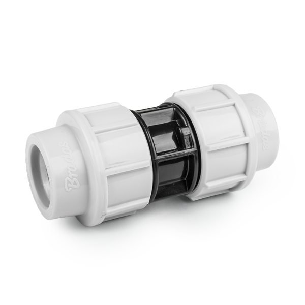 Муфта Bradas для труб PE 20 мм PN16 (22390) Муфта Bradas для труб PE 20 мм PN16 (22390)