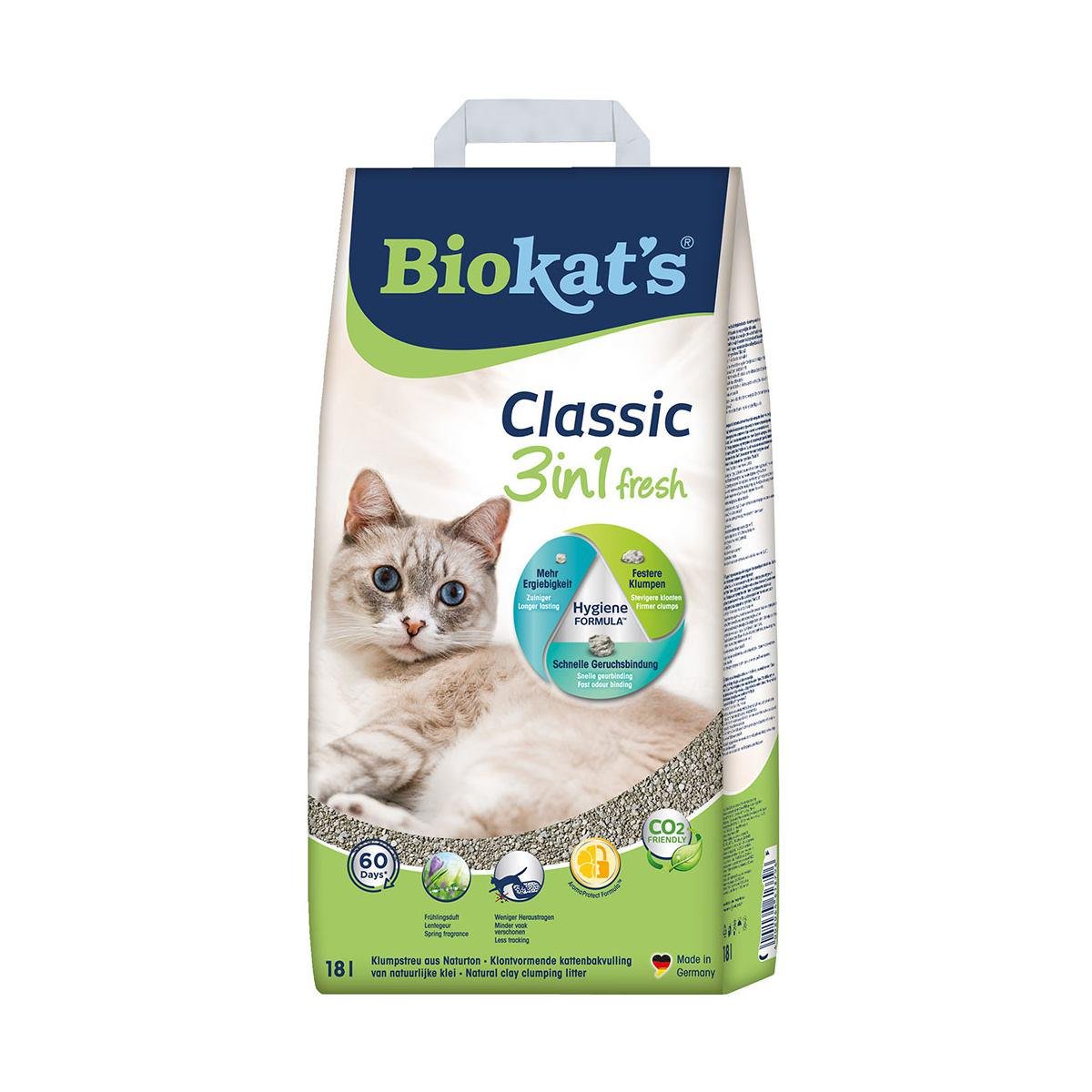 Наповнювач для туалету Biokat's Classic Fresh 3в1 18 л (G-613796)