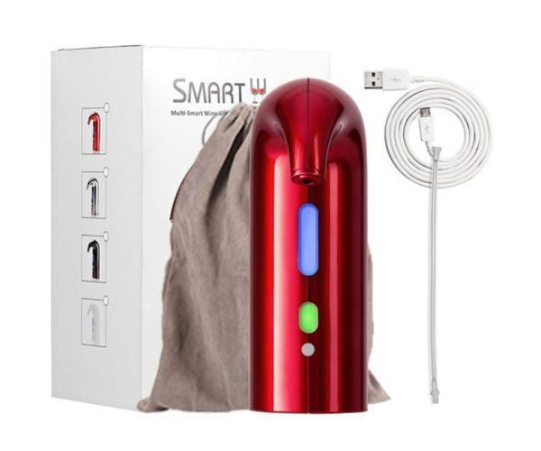 Помпа-аэратор аккумуляторная для вина SMART SW-EA01 Красный (10113) Помпа-аэратор аккумуляторная для вина SMART SW-EA01 Красный (10113)