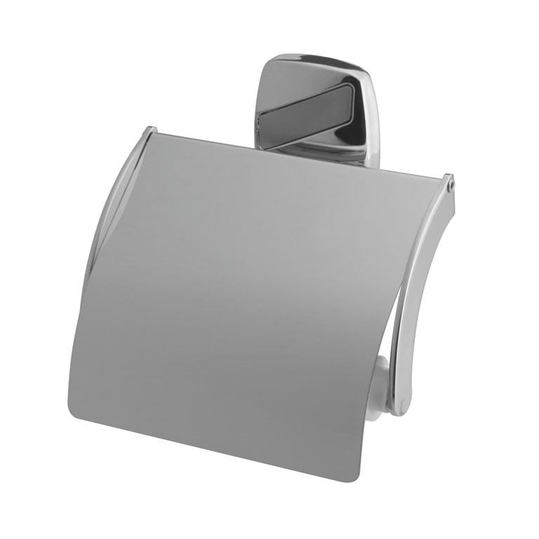 Держатель для туалетной бумаги Bisk с крышкой OREGON Нержавеющая сталь Хром (79705)
