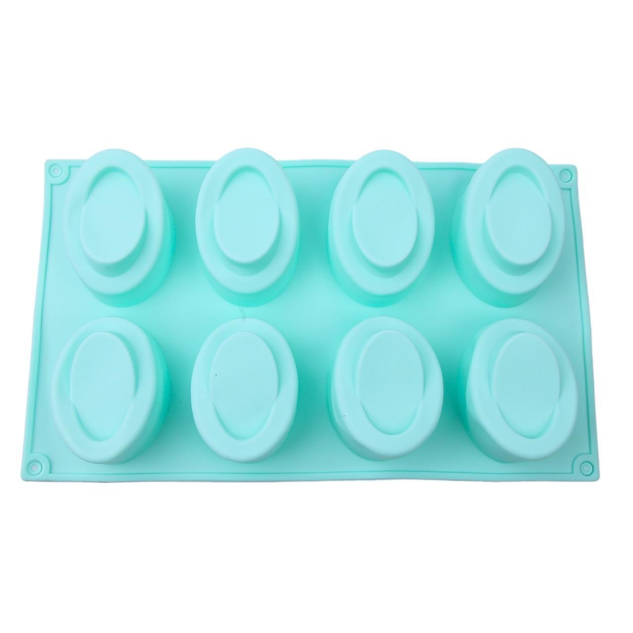 Форма силиконовая для выпечки Элипс 30х17,5 см Зеленый (2356744452)