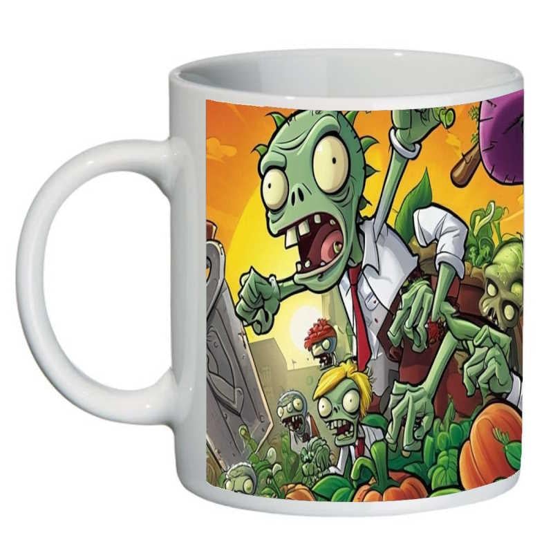 Чашка с принтом Растения против зомби 0014 (2449582872)