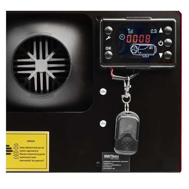 Дизельний обігрівач Kraft&Dele Webasto з дистанційним керуванням 9 кВт 12/230V (KD11780) - фото 16