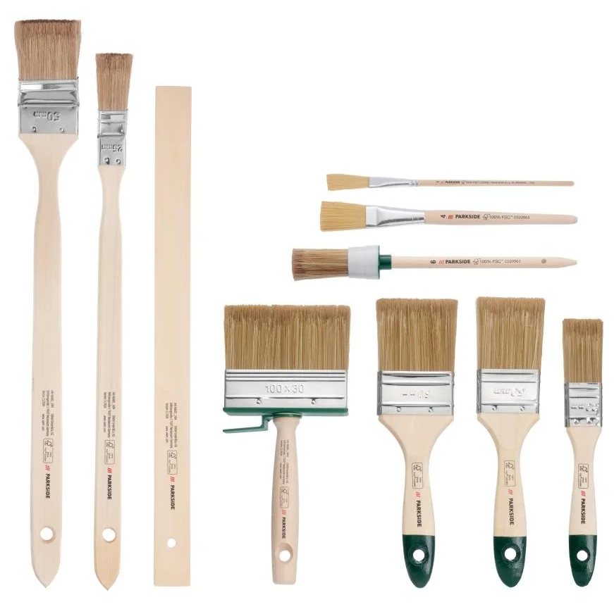 Набор кистей PARKSIDE HG12297C синтетическая щетина 10 пред. (3_08565)