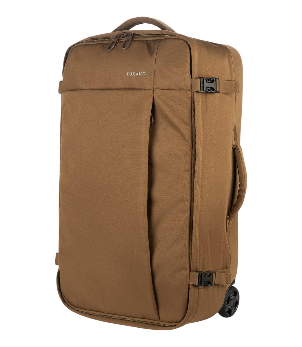 Сумка на колесах Tucano Tugo M Trolley полиэстер телескопическая ручка 45 л Коричневый (635999) - фото 1 Сумка на колесах Tucano Tugo M Trolley полиэстер телескопическая ручка 45 л Коричневый (635999) - фото 1