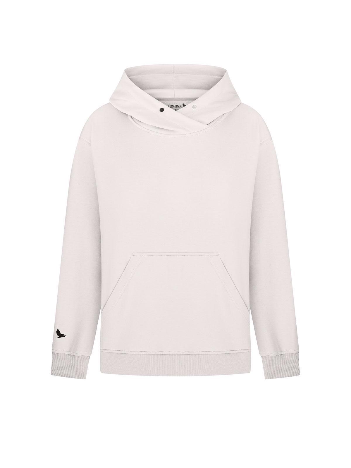 Худі жіночий базовий на резинці FROMUS XL/XXL Молочний (2557-17) - фото 2 Худі жіночий базовий на резинці FROMUS XL/XXL Молочний (2557-17) - фото 2