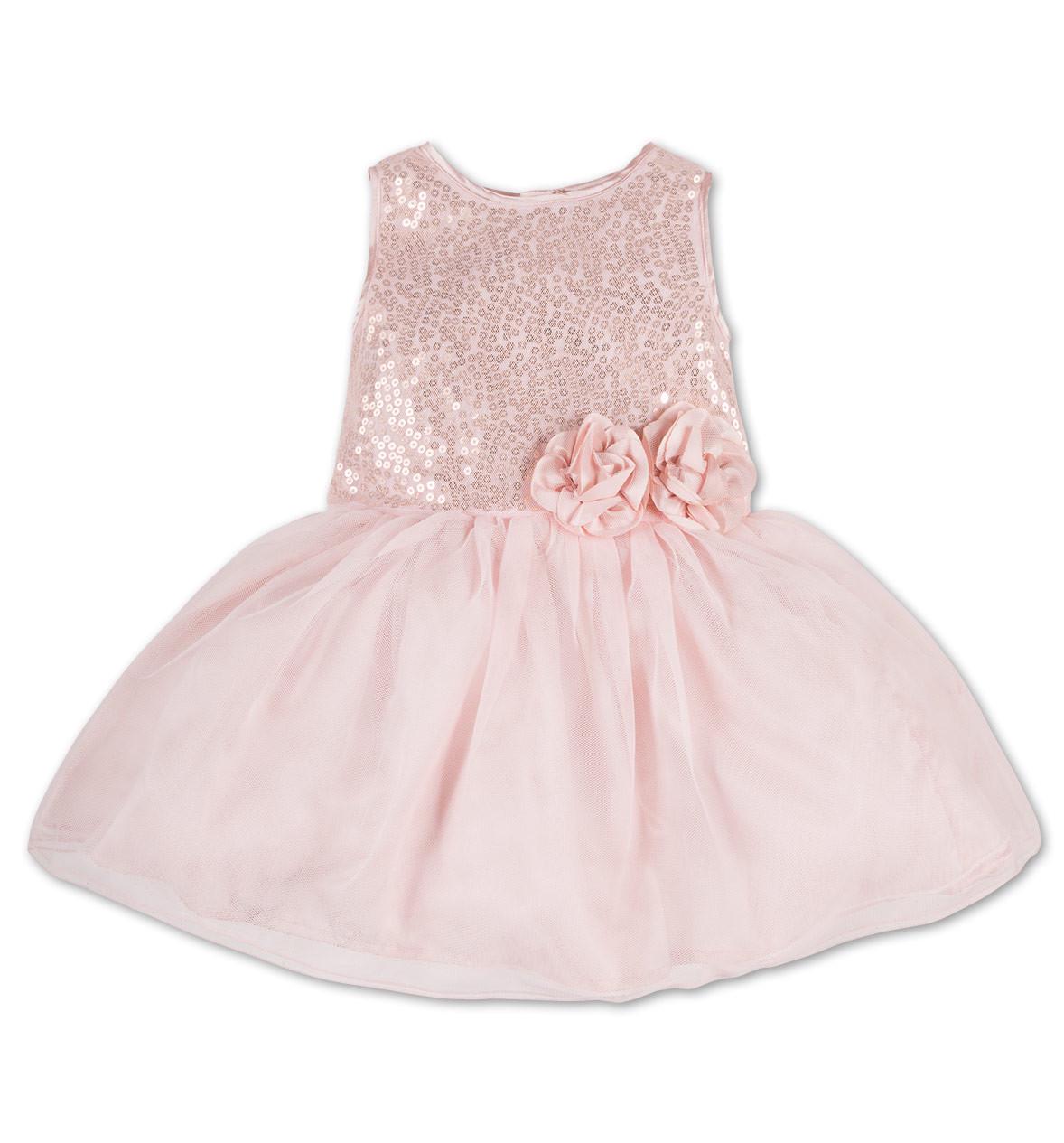 Платье с пайетками C&A для девочки 104 размер Розовый (181684)