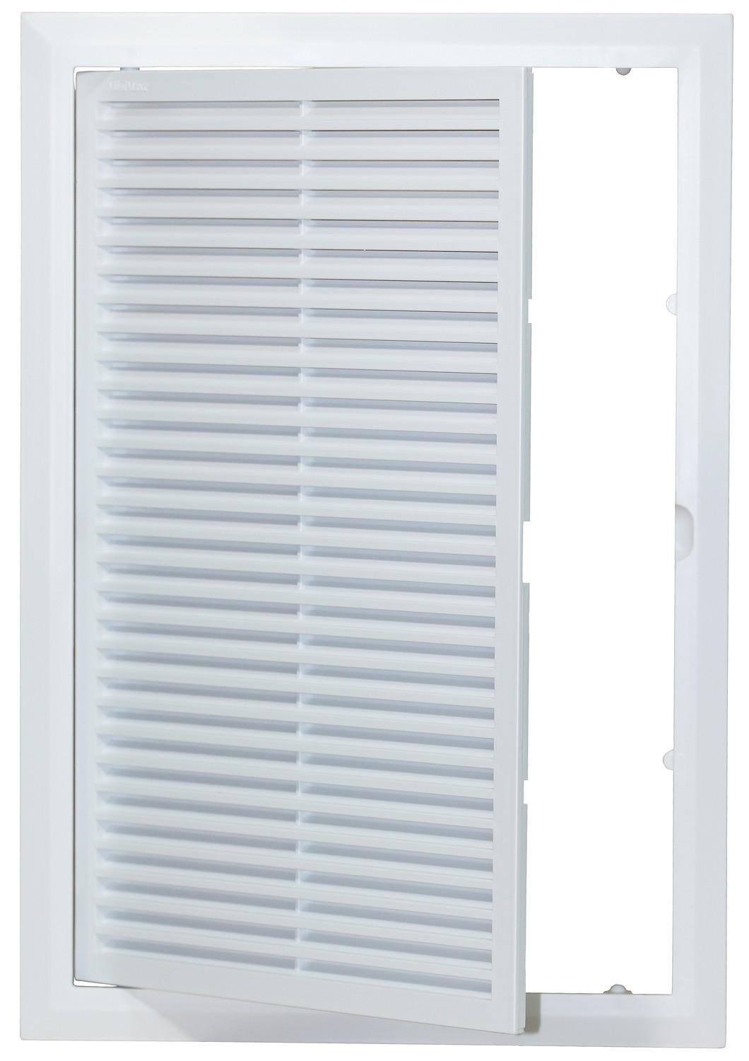 Дверца ревизионная MiniMax с решеткой 200x300 мм Белый (dr179)