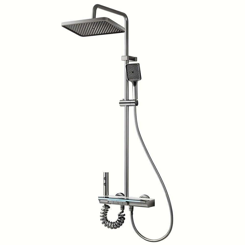 Душевой комплект умный iHunt MZ110GR LED-дисплей цифровое управление 4 режима потока