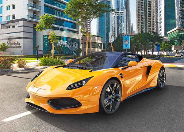 Пазл Спорт Машинка 180 элементов (B-018376-CS)