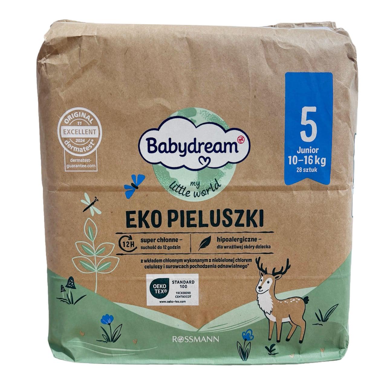 Подгузники эко Babydream My Little World 5 Junior 10-16 кг 28 шт (id_14893)