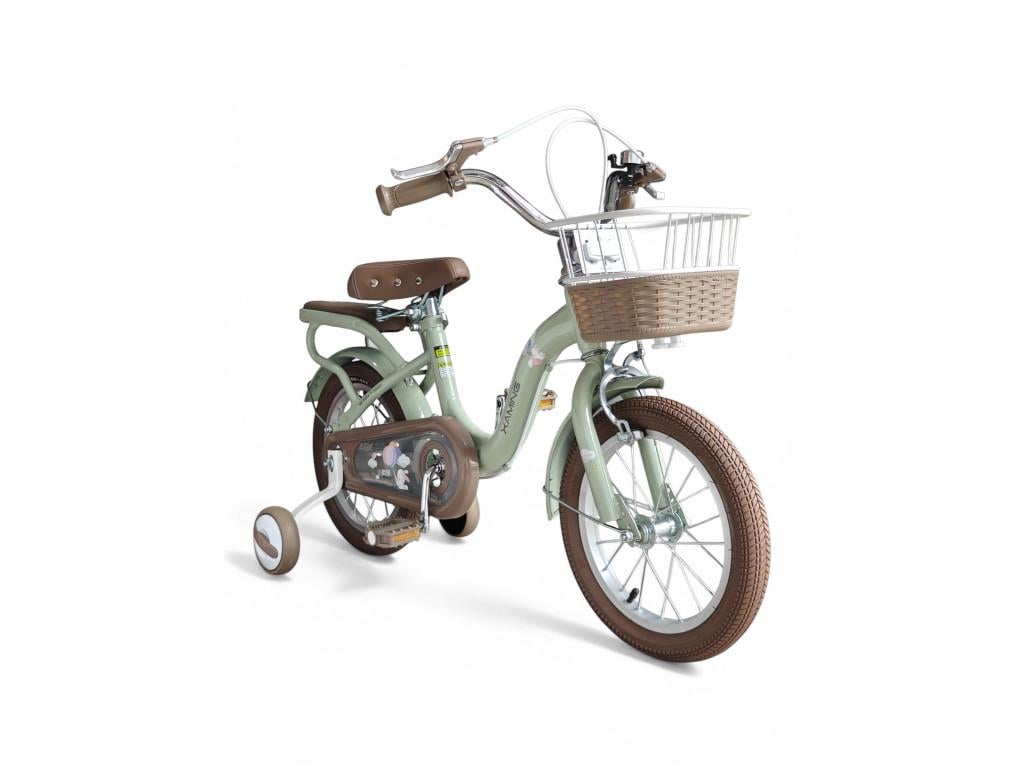 Велосипед детский Retro Xaming 5802-14 14" двухколесный от 3 лет Зеленый (5802-14-1r-s)