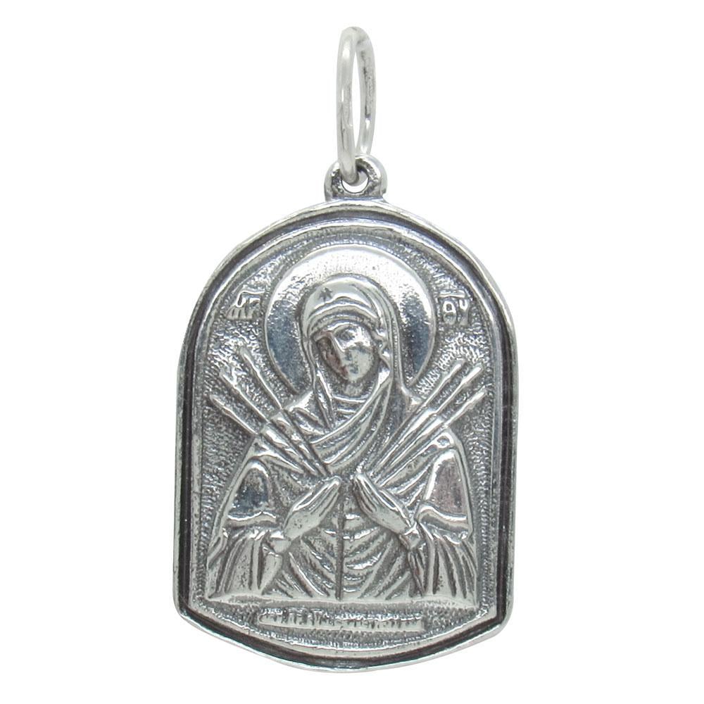 Срібна ладанка Семистрільна Божа Матір (1138051277) Срібна ладанка Семистрільна Божа Матір (1138051277)