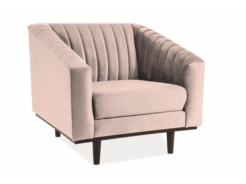 Кресло Asprey 1 Velvet Бежевый/Венге (ASPREY1VBE28)