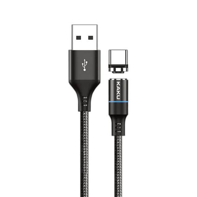 USB магнитный кабель Kaku KSC-194 USB-Type-C 1 м Black (1251897478) - фото 1