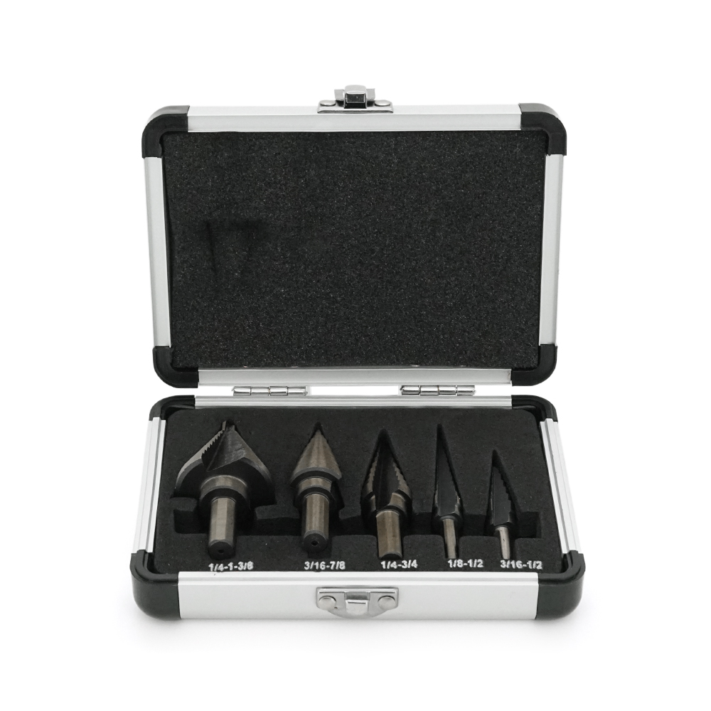 Набор сверл Yoso ступенчатых Premium HSS 1/4-1-3/8 3/16-7/8 1/4-3/4 1/8-1/2 3/16-1/2 для Black (26252295)