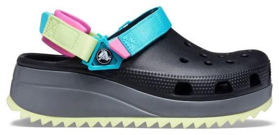 Кроксы женские Crocs Hiker Clog M7W9 р. 39 25,5 см Black Multi (206772)