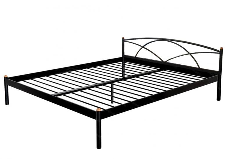Ліжко металеве Palermo-1 200x140 см Чорний