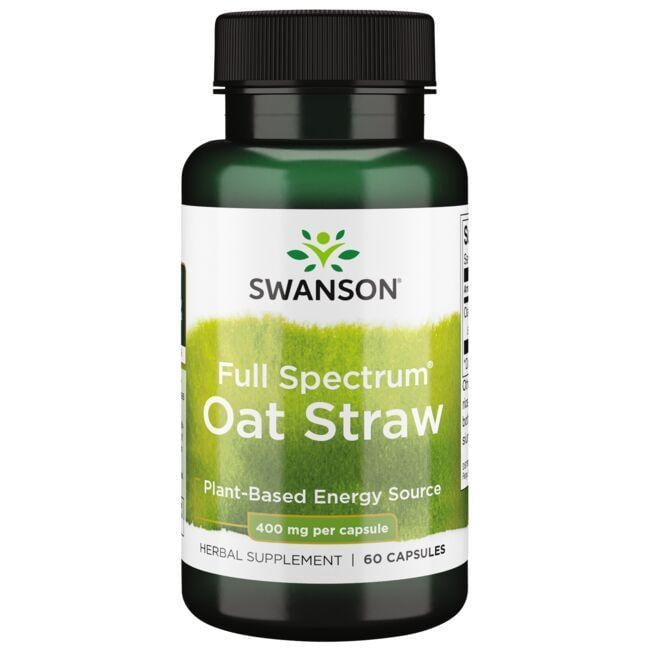 Средство тонизирующее Swanson Full Spectrum Oat Straw 400 мг 60 капс. (000016169)