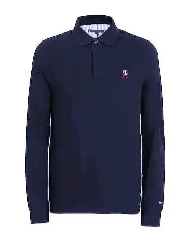Поло мужское Tommy Hilfiger TH-logo TH-15828NV с длинным рукавом Interlock 3XL