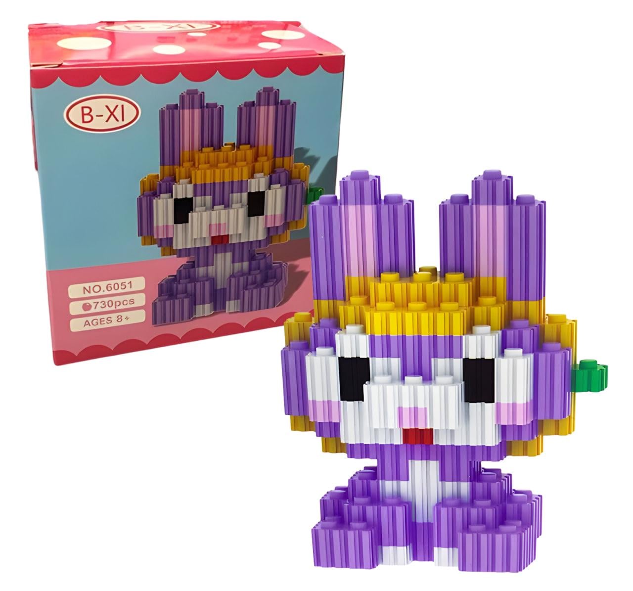 Конструктор Magic Blocks Зайка 730 дет. (6051)