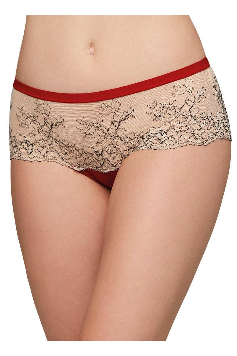 Трусики-шортики Ysabel Mora р. 5/XL червоний/Бежевий (68776)