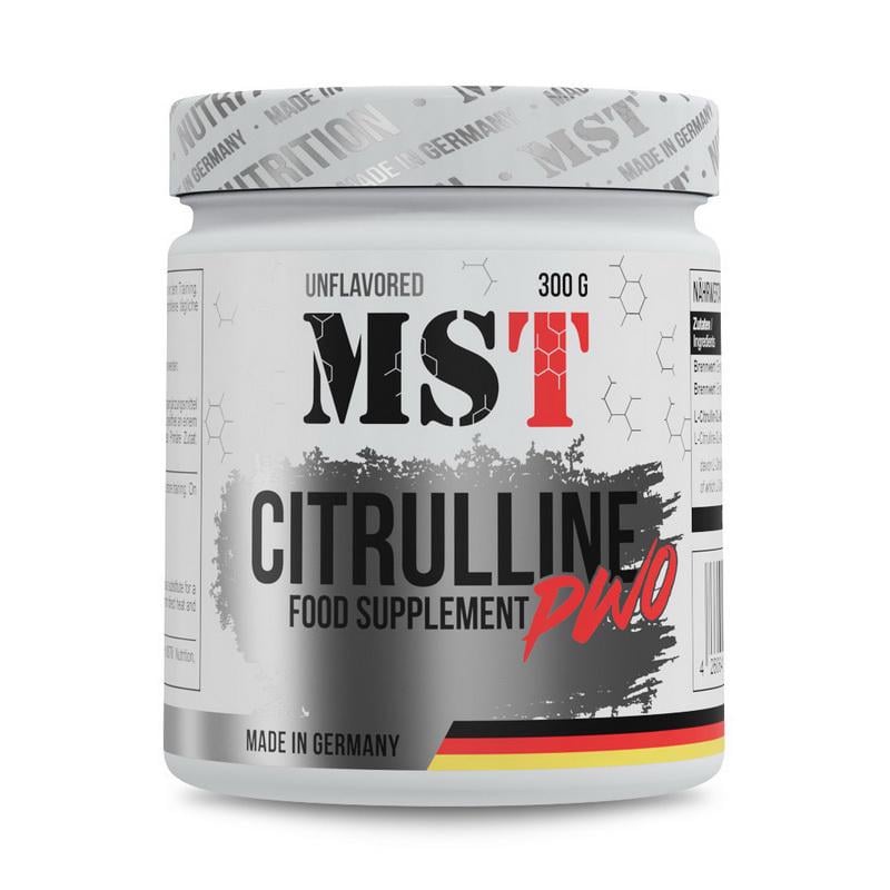 Цитрулин малат MST Citrulline PWO 300 г Без смаку