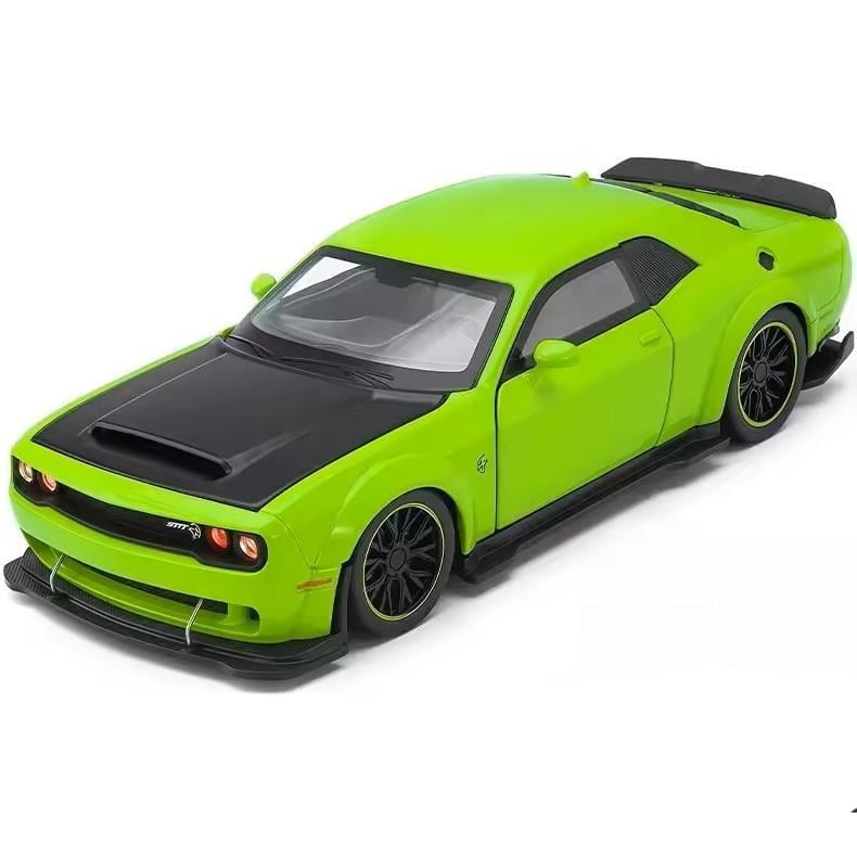Игрушечная машинка металлическая Dodge Challenger SRT Hellcat 1:32 инерционная со светом и звуком (33514895)