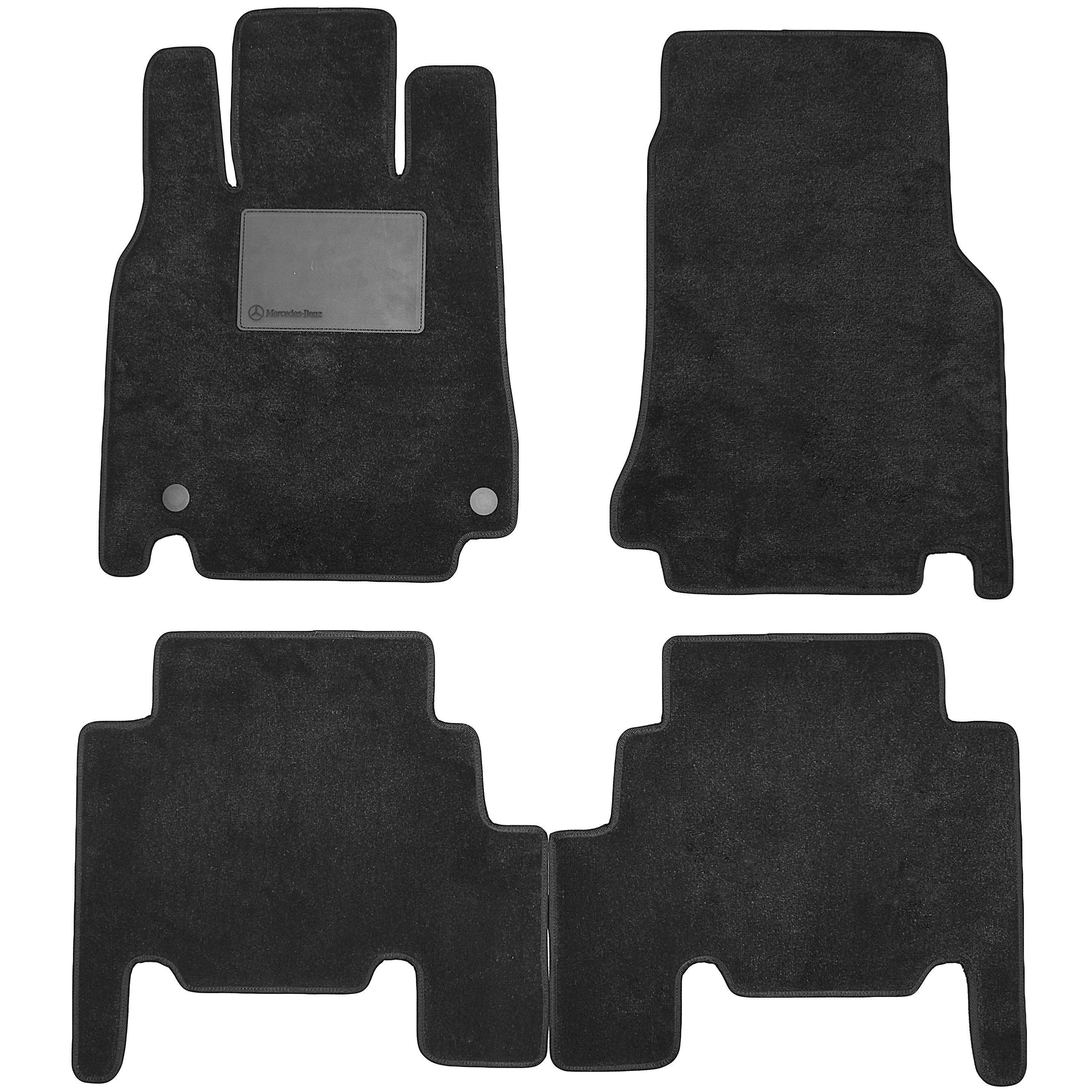 Коврики в салон для Mercedes A-Class W168 '97-04 текстильные Черный (165221)