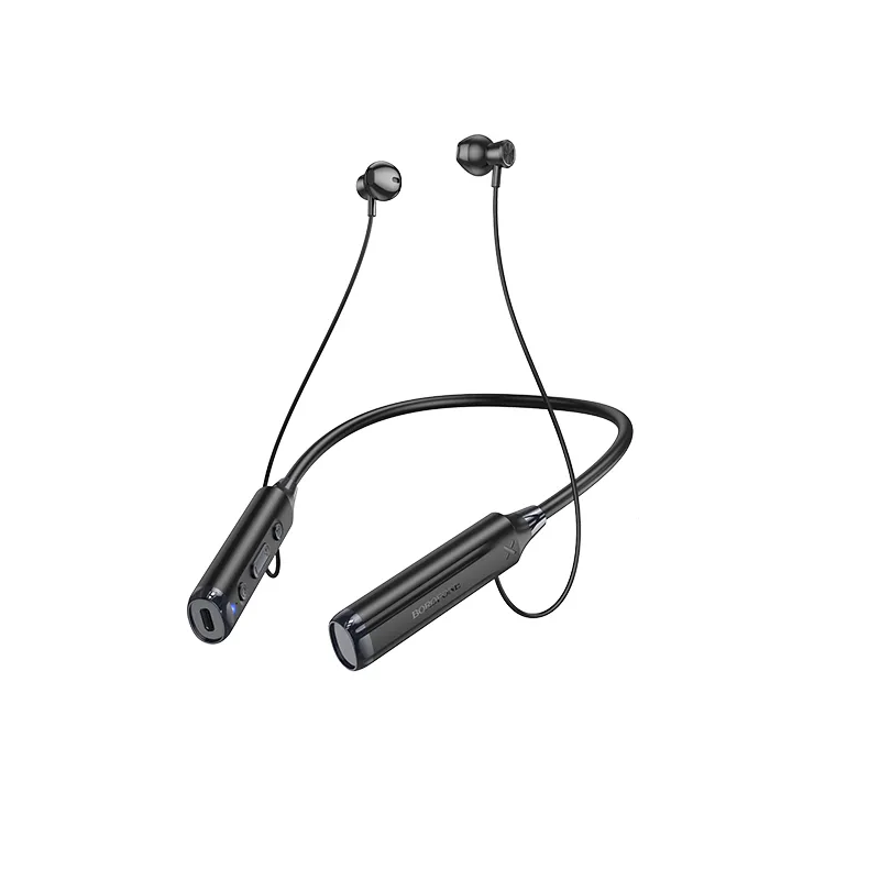Навушники бездротові спортивні Borofone BE64 Perfect neckband BT Black (19802) Навушники бездротові спортивні Borofone BE64 Perfect neckband BT Black (19802)