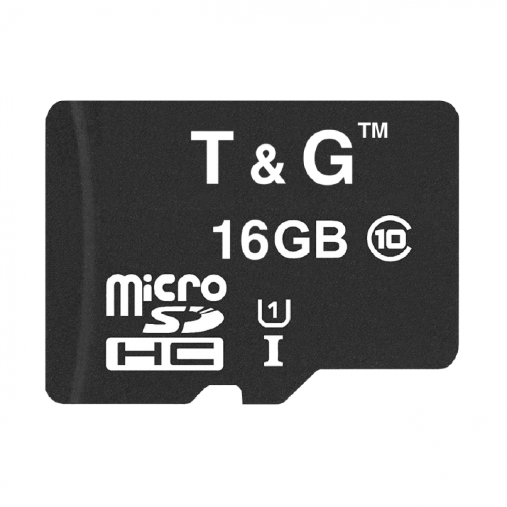 Карта пам'яті T&G 16 Гб MicroSD 104 Мб/с швидкісна Чорний (76239462974) - фото 1