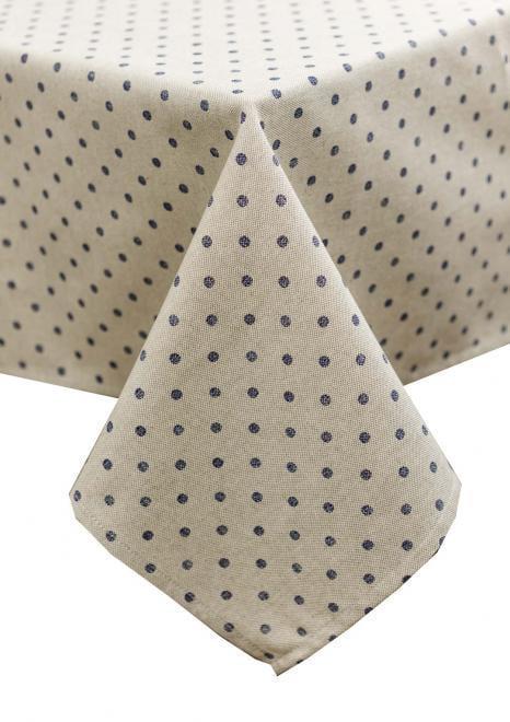 Скатерть Прованс Господиня Горох 220x136 см Синий (31594)