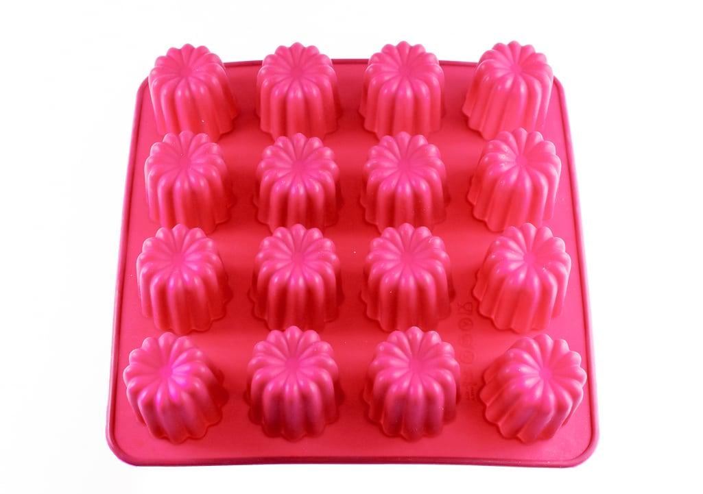 Форма силіконова MysSilicone для випічки Cannelle 16 штук Малинова (MYS-607)