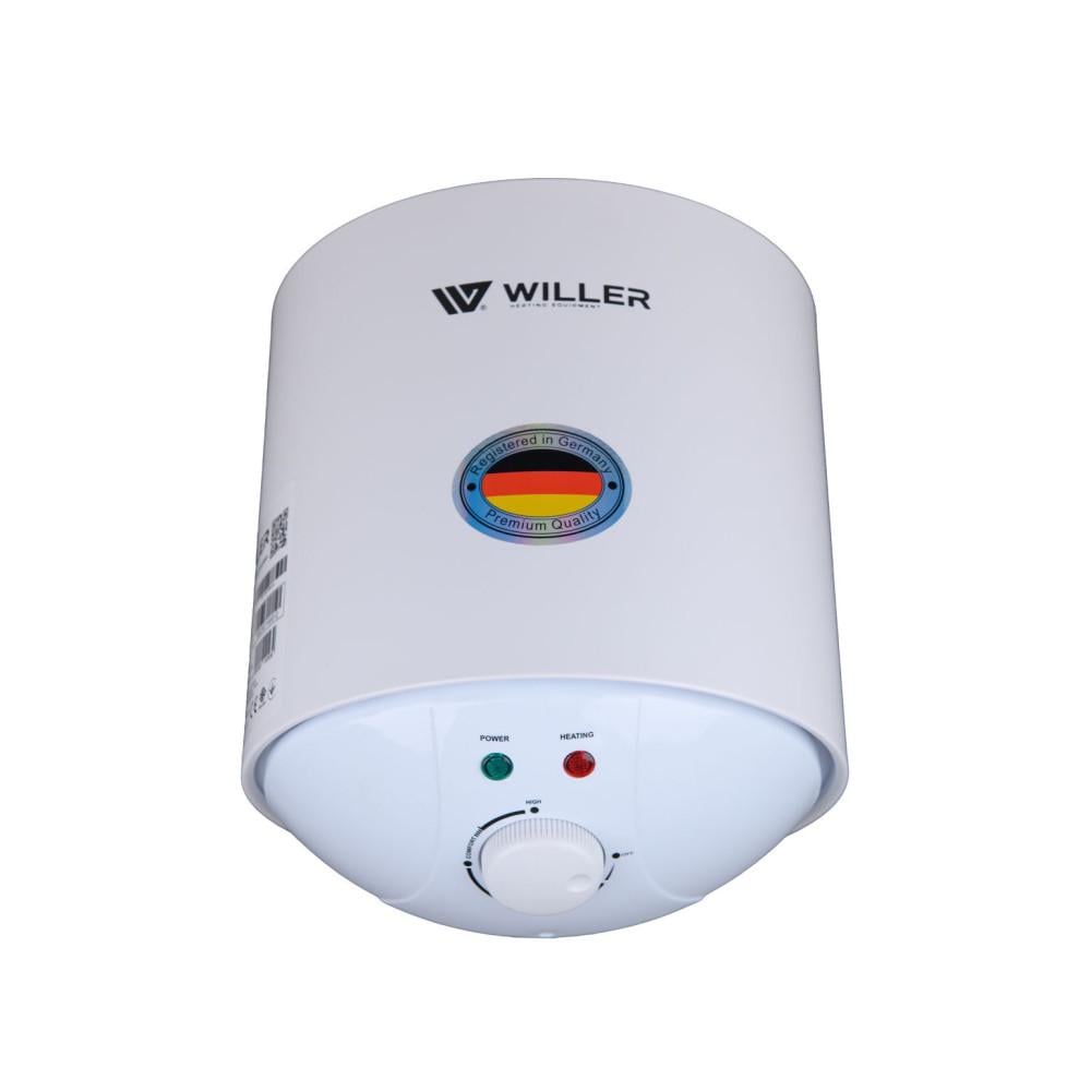 Бойлер вертикальний Willer Palermo Slim 1500 Вт з мокрим ТЕНом 6 л Білий (AEV-06R)