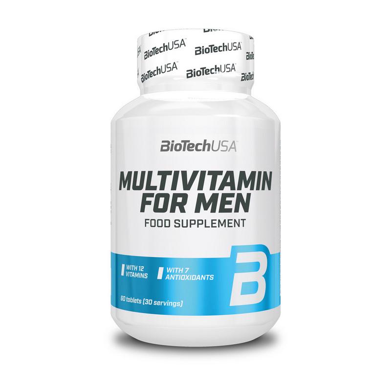 Мультивітаміни для чоловіків BioTech Multivitamin for men Men`s Perfomance 60 tabs (01111-01)