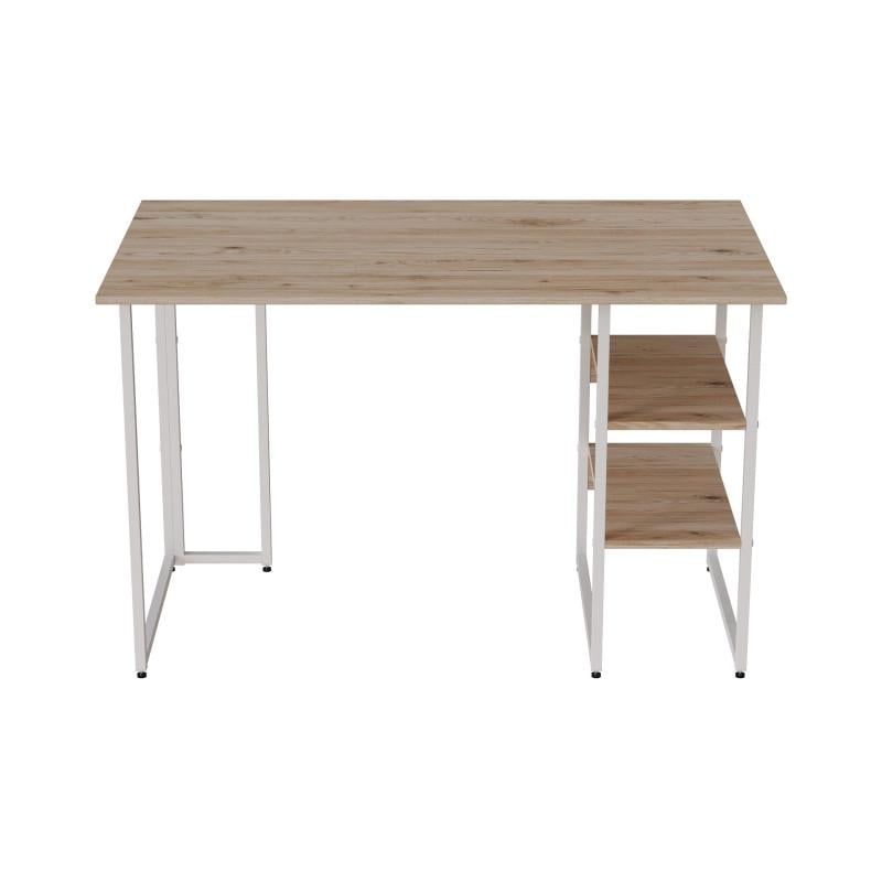 Компьютерный стол Ferrum-decor Kevin метал/ДСП Белый/Дуб Сан-Марино (FRD-101262) Компьютерный стол Ferrum-decor Kevin метал/ДСП Белый/Дуб Сан-Марино (FRD-101262)