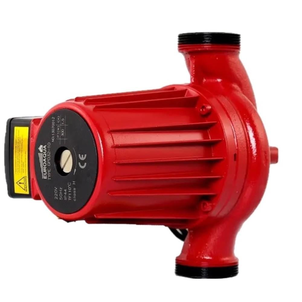 Насос циркуляционный Euroaqua GPD 32-10/220 300 Вт H 9 м Q 142 л/мин. механический (EA-109001)