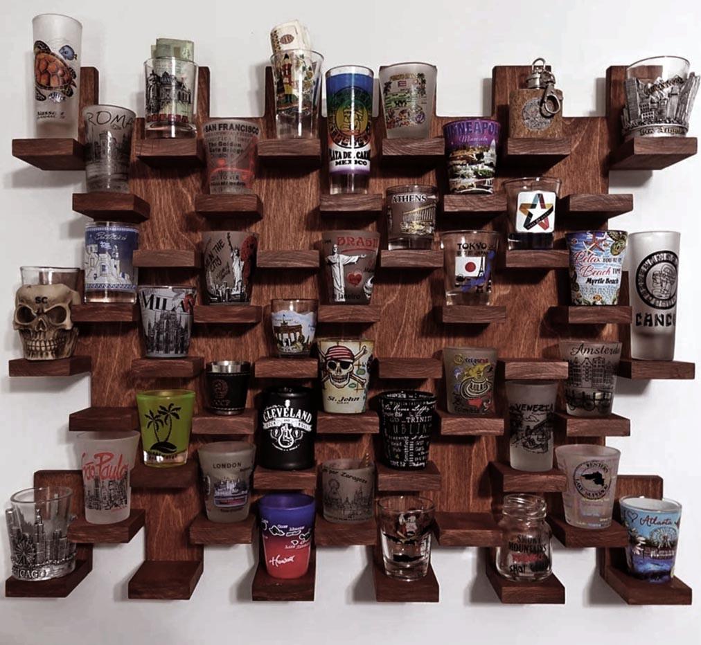 Полка для рюмок из дерева Ороно Савоярди (ПДШ-000415) Полка для рюмок из дерева Ороно Савоярди (ПДШ-000415)