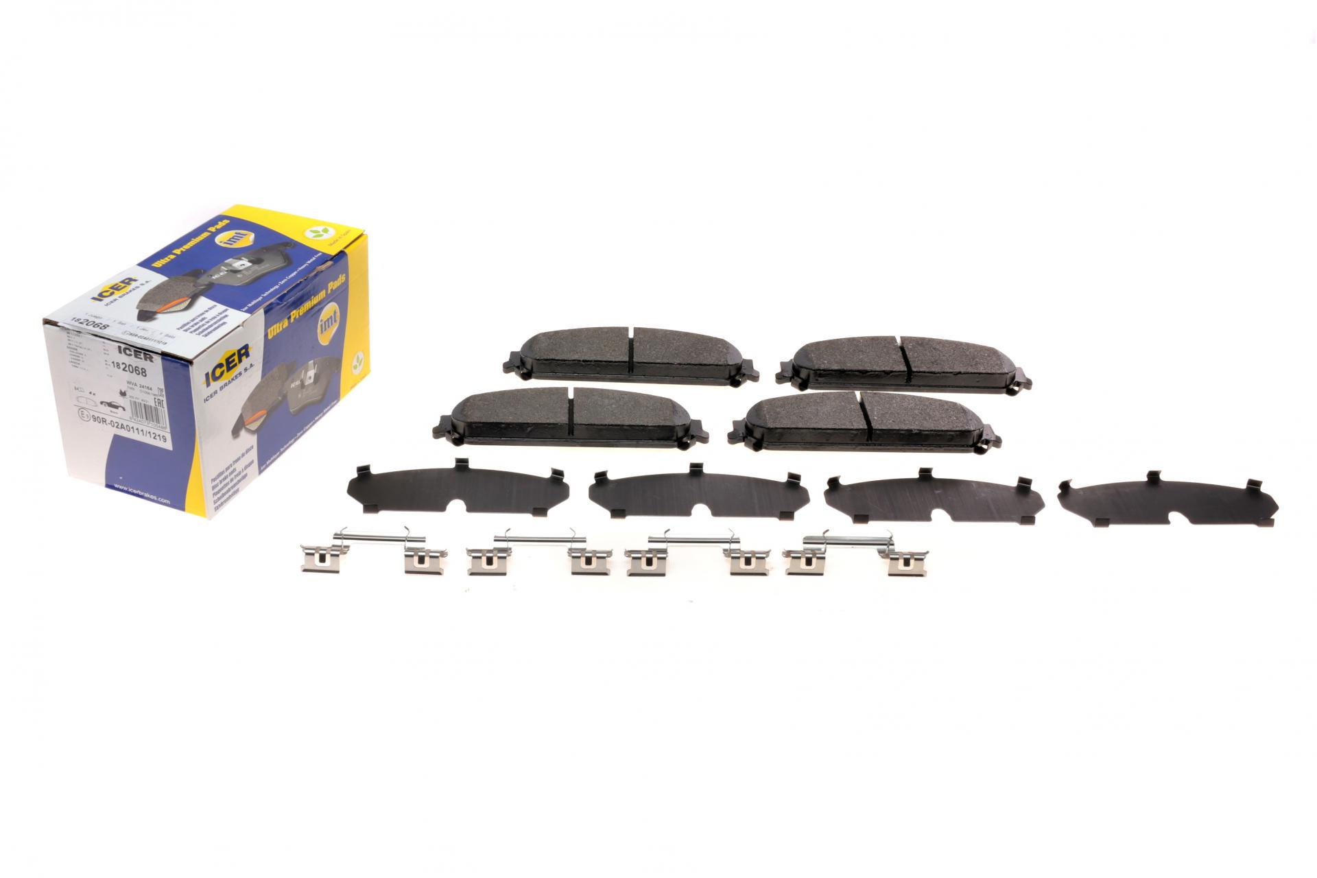 Тормозные колодки передние ICER для Dodge Charger VI/VII 05-/Chrysler 300 C/II 04- (182068)