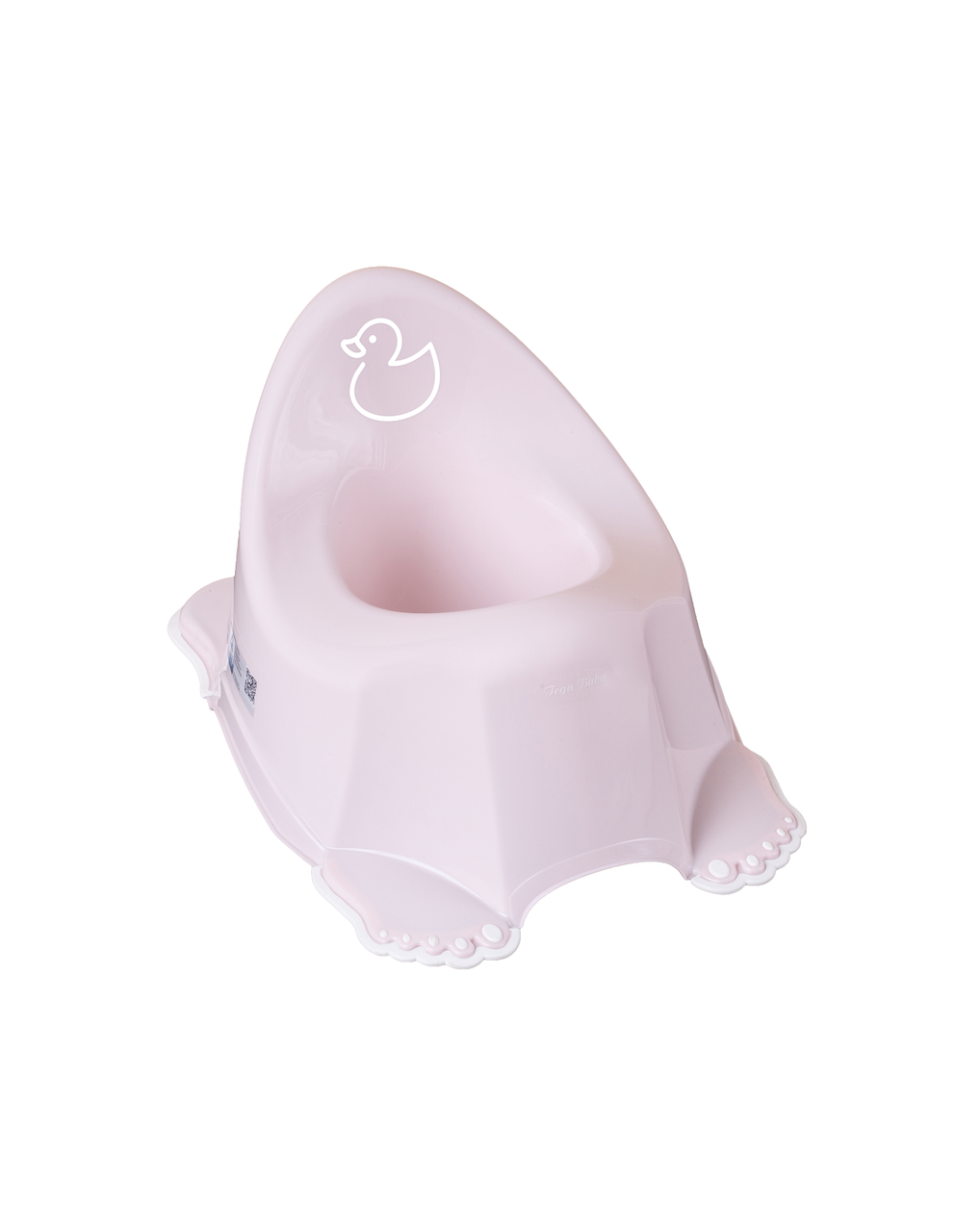 Горшок Tega Baby PO-070-130 Утенок с противоскользящей резиной и музыкой Светло-розовый (5902963015761)