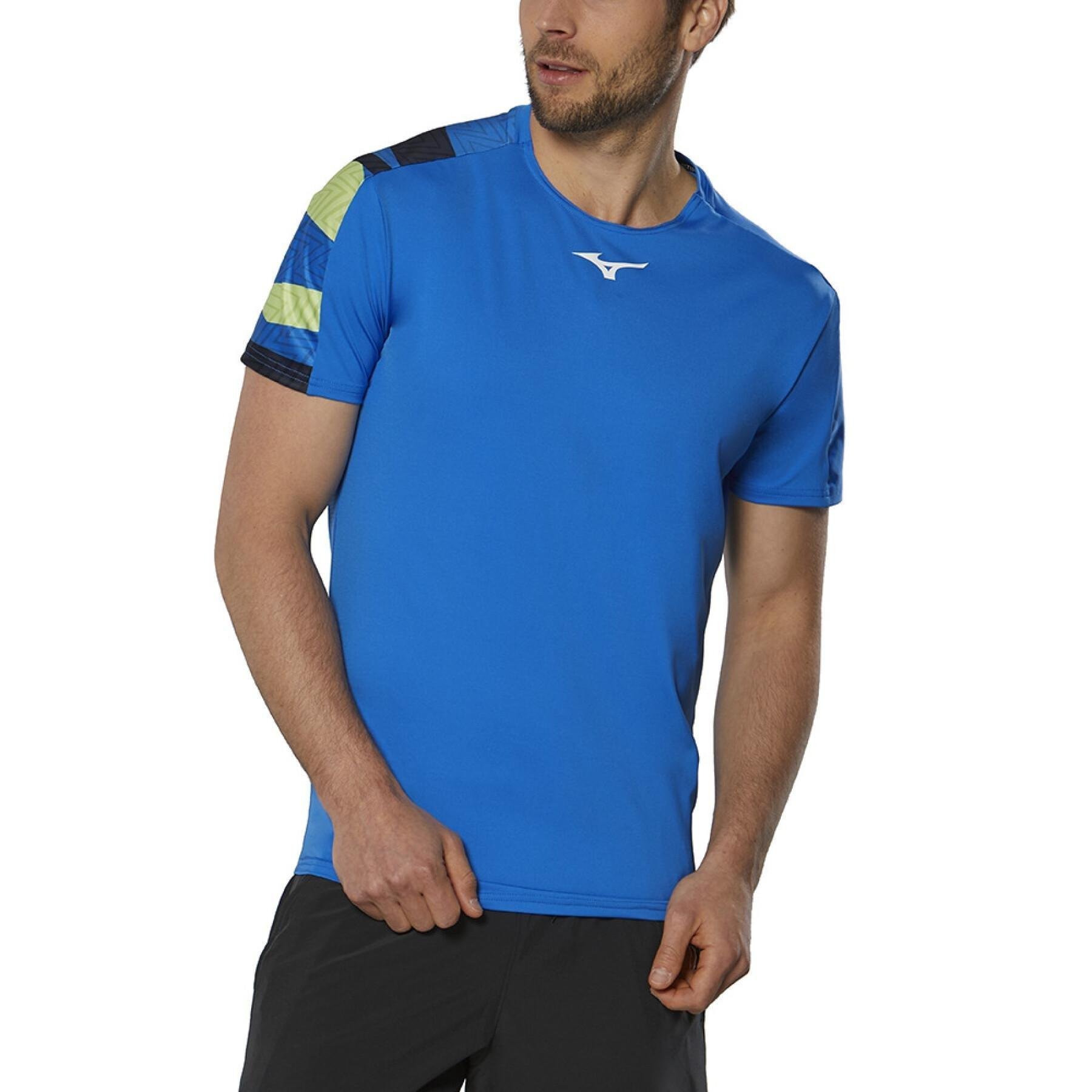 Футболка чоловіча Mizuno Shadow Graphic Tee 2XL Синій (62GA2002-25 2XL)