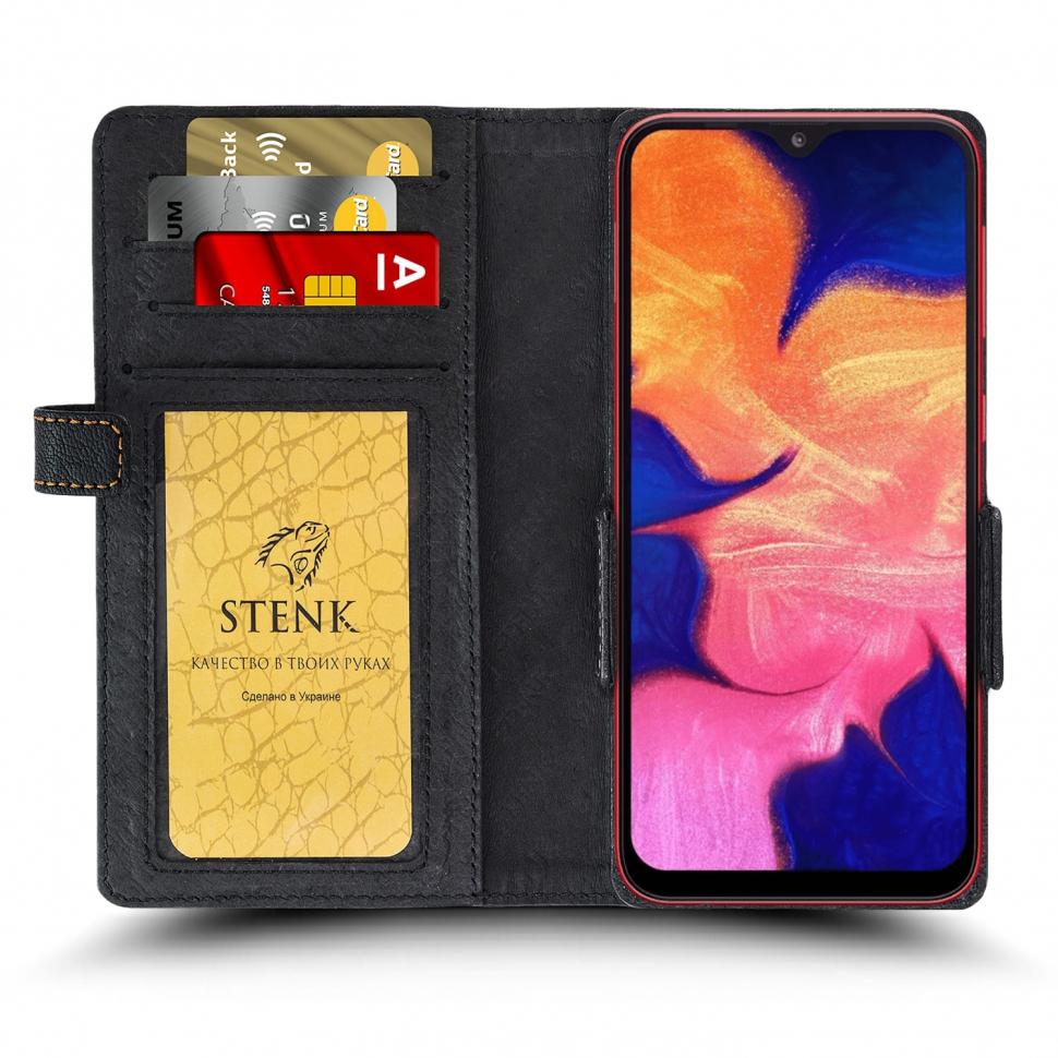 Чехол книжка Stenk Wallet для Samsung Galaxy A10 Черный (67291)