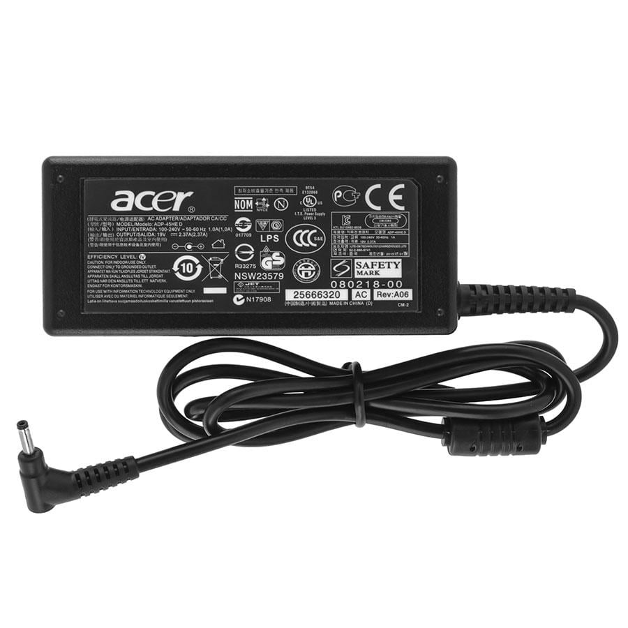 Адаптер питания для ноутбука ACER Aspire 5 A515-44 19V 2,37A 45W 3,0x1,0 мм (210975)
