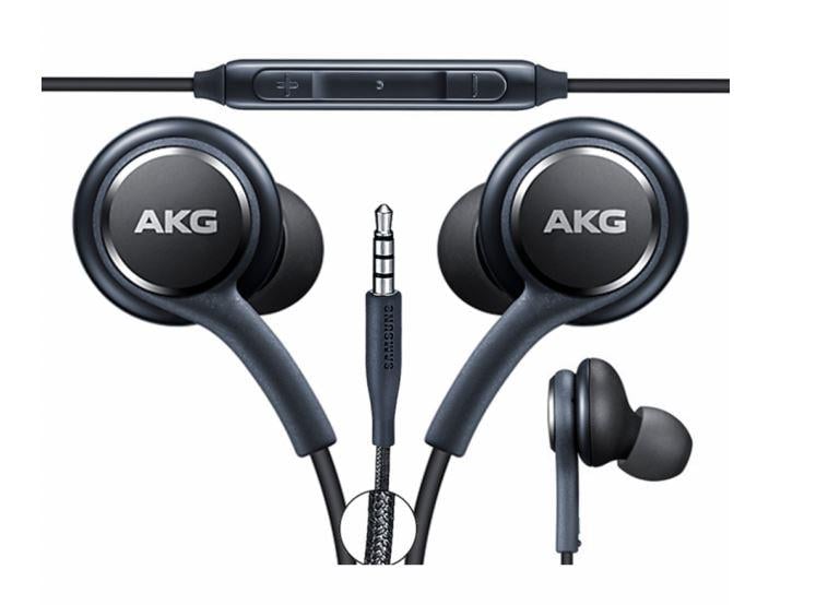Навушники AKG EO-IG955 з гарнітурою та мікрофоном 3,5 мм з додатковими амбушурами Black