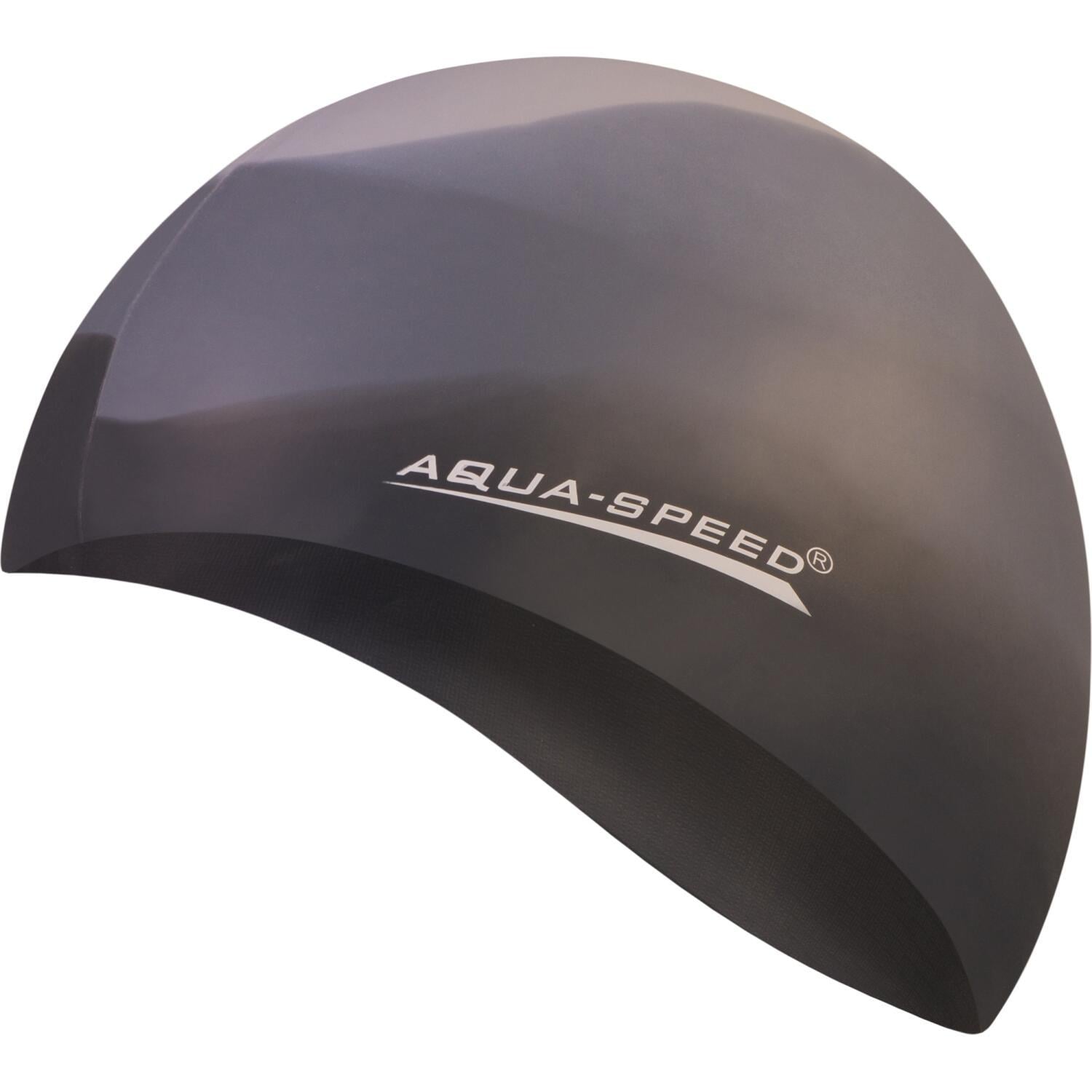 Шапочка для плавания Aqua Speed BUNT Серо-черный (113-74) Шапочка для плавания Aqua Speed BUNT Серо-черный (113-74)