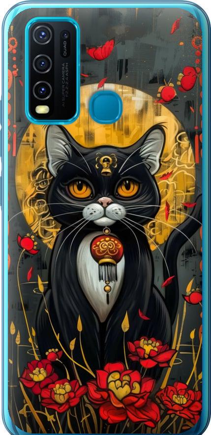 Чехол на Vivo Y30 China Cat (6134t-2154-42517) Чехол на Vivo Y30 China Cat (6134t-2154-42517)