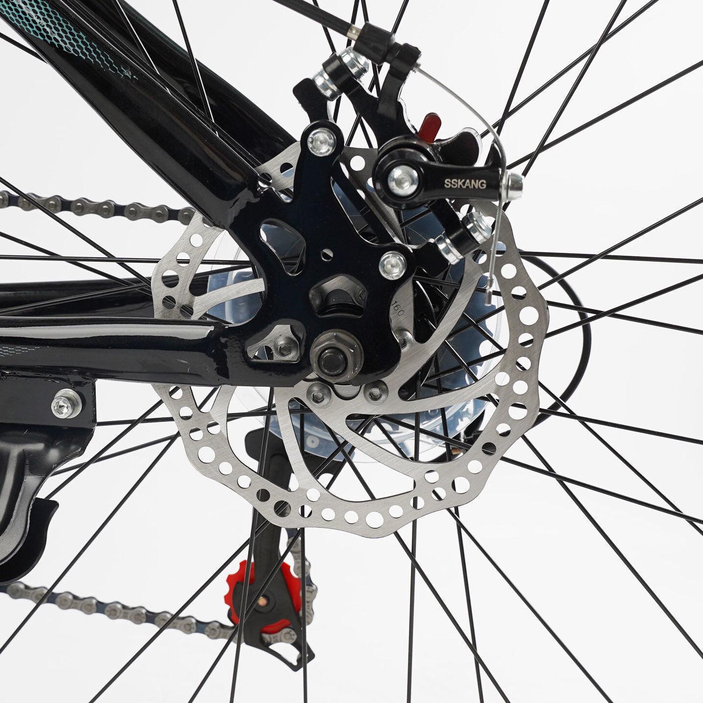 Велосипед горный Corso KLEO 26"/15" Бирюзовый (680345860) - фото 6 Велосипед горный Corso KLEO 26"/15" Бирюзовый (680345860) - фото 6