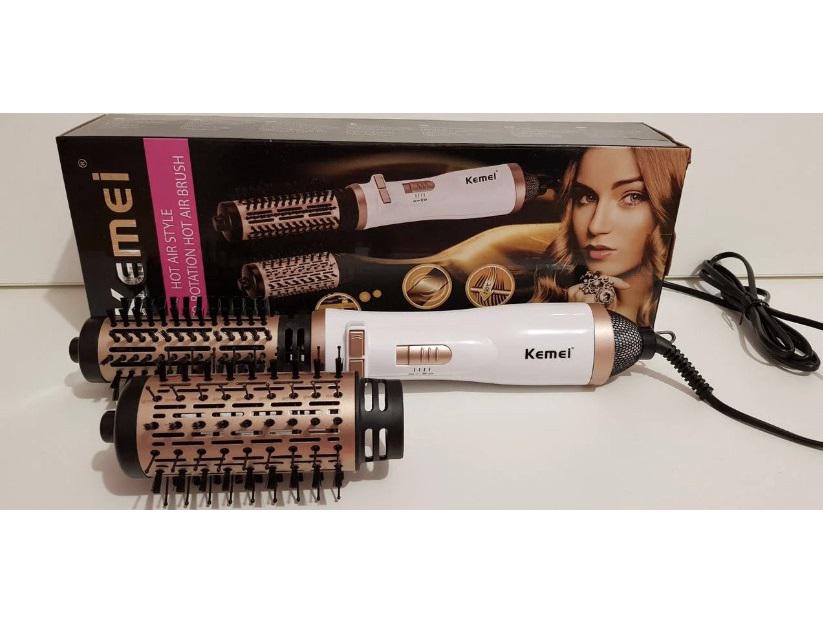 Фен-щітка Kemei KM-8020 1000W - фото 5 Фен-щітка Kemei KM-8020 1000W - фото 5